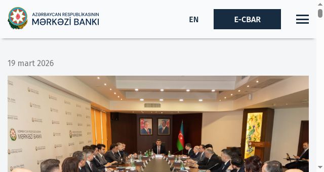 Screenshot of cbar.az