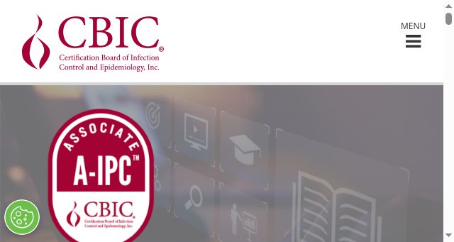 Screenshot of cbic.org