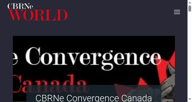 Screenshot of cbrneworld.com