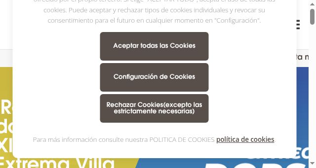 Screenshot of cclasarenas.com