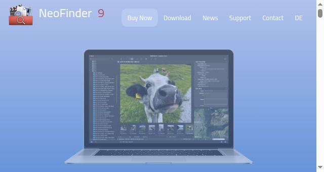 Screenshot of cdfinder.de
