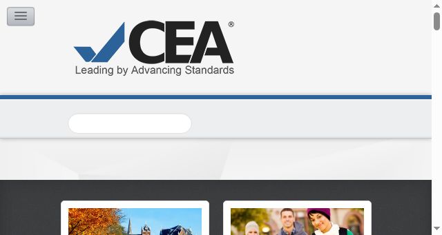 Screenshot of cea-accredit.org