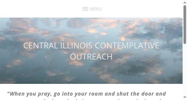 Screenshot of centeringprayercentralillinois.org