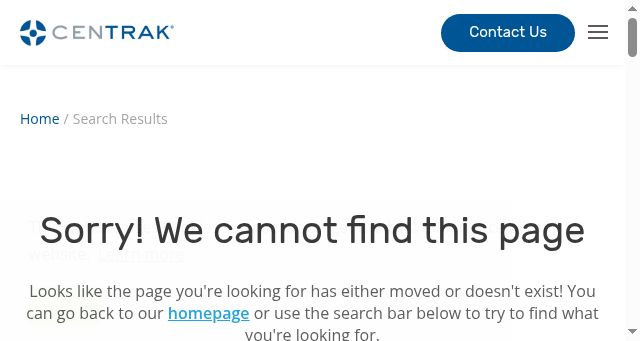Screenshot of centrak.com