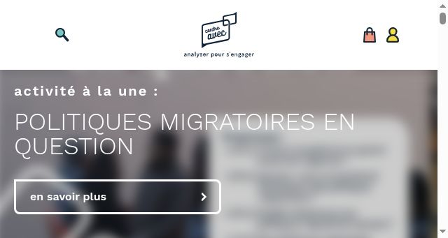 Screenshot of centreavec.be