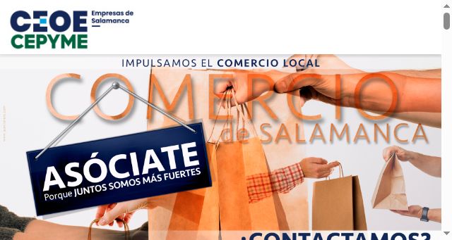 Screenshot of ceoecepymesalamanca.es