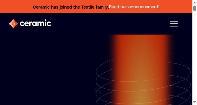 Screenshot of ceramic.network