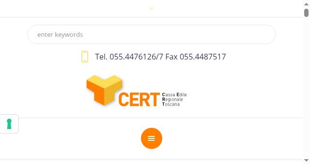 Screenshot of cert.toscana.it