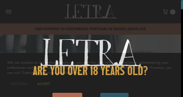 Screenshot of cervejaletra.pt