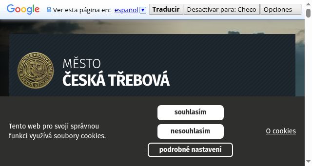 Screenshot of ceska-trebova.cz