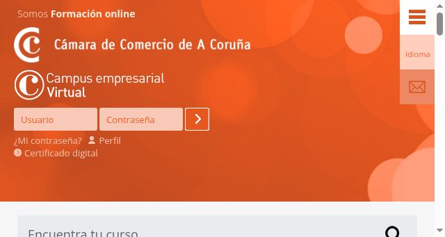 Screenshot of cevirtualcoruna.es