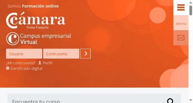 Screenshot of cevirtualgrancanaria.es