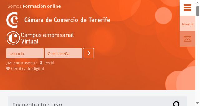 Screenshot of cevirtualtenerife.es