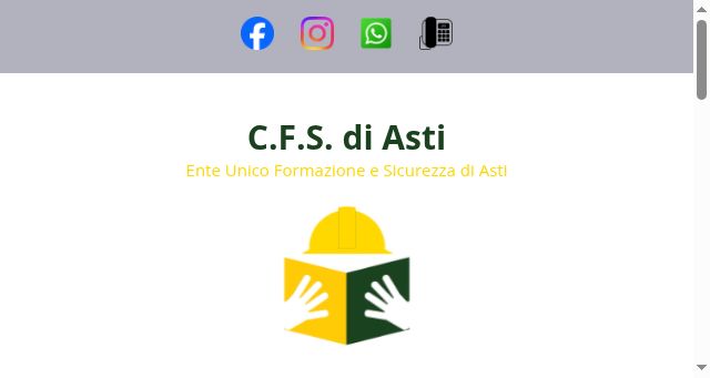 Screenshot of cfsasti.org