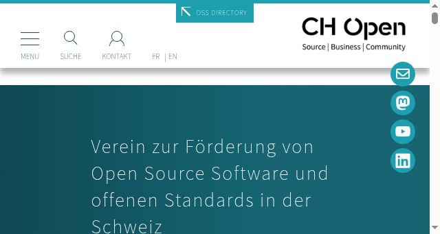 Screenshot of ch-open.ch