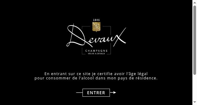 Screenshot of champagne-devaux.fr