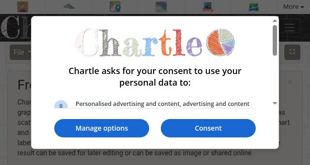 Screenshot of chartle.co.uk