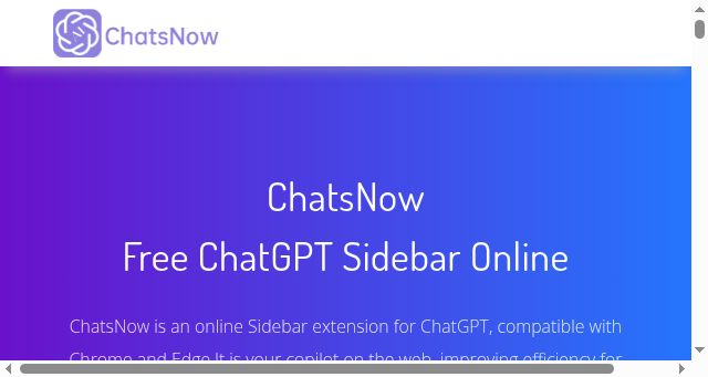 Screenshot of chatsnow.ai