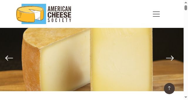Screenshot of cheesesociety.org