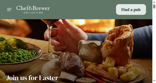 Screenshot of chefandbrewer.com