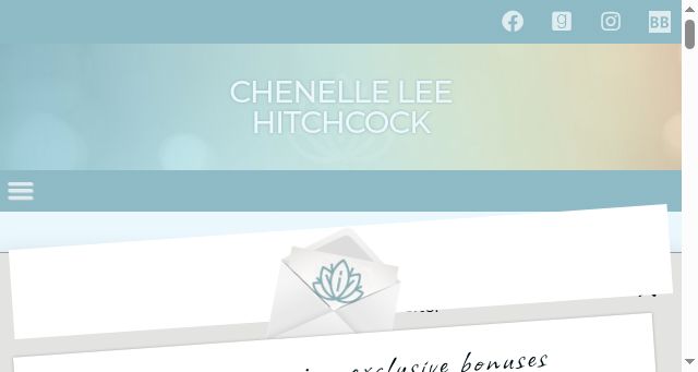 Screenshot of chenellehitchcock.com