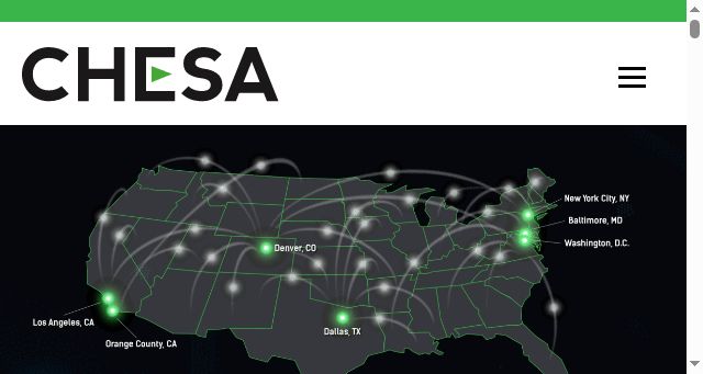 Screenshot of chesa.com