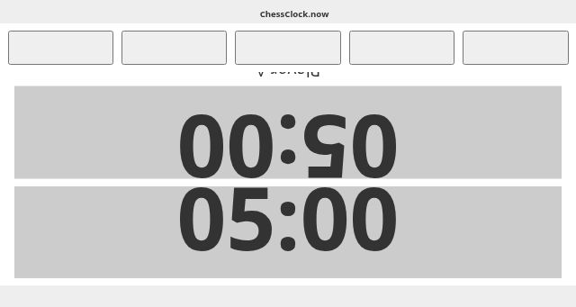 Screenshot of chessclock.now