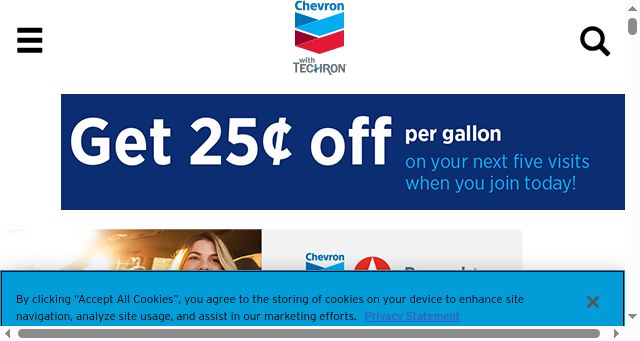 Screenshot of chevronwithtechron.com