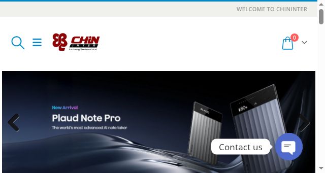 Screenshot of chininter.co.th