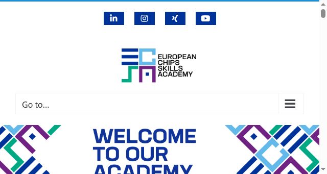 Screenshot of chipsacademy.eu