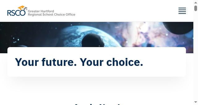 Screenshot of chooseyourschool.org