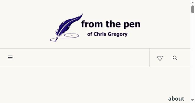 Screenshot of chrisgregory.org