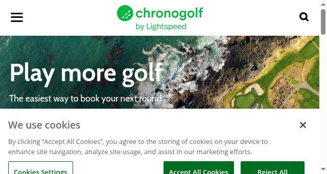Screenshot of chronogolf.ie