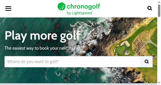 Screenshot of chronogolf.ma