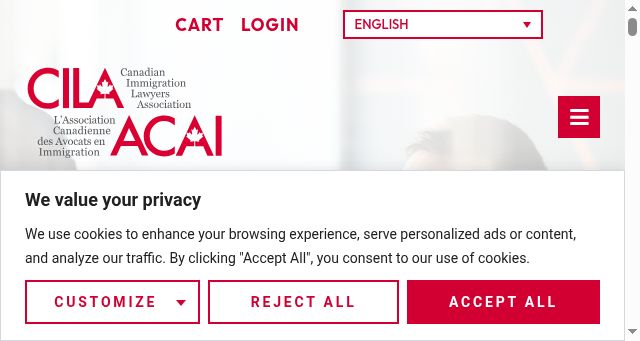 Screenshot of cila.co