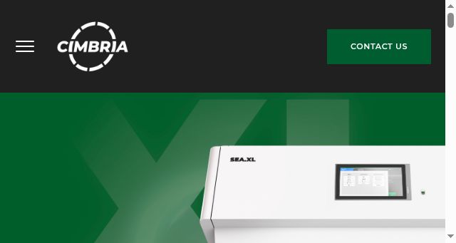 Screenshot of cimbria.com