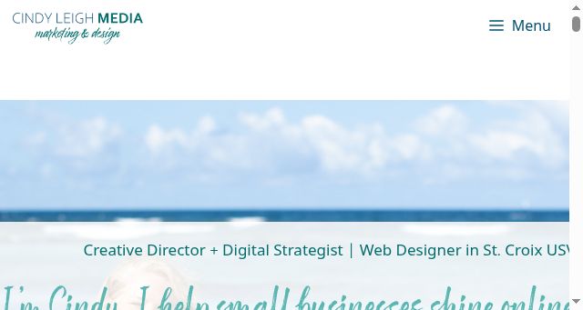 Screenshot of cindyleighmedia.com