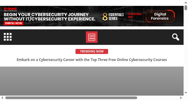 Screenshot of cisomag.com