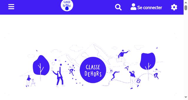 Screenshot of classe-dehors.org