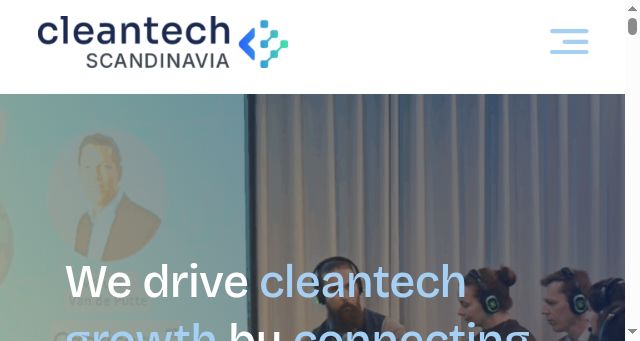 Screenshot of cleantechscandinavia.com