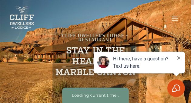 Screenshot of cliffdwellerslodge.com