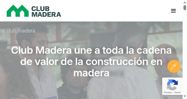 Screenshot of clubmadera.com