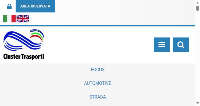 Screenshot of clustertrasporti.it