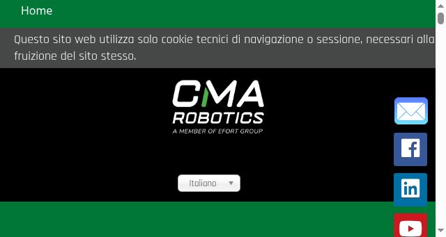 Screenshot of cmarobot.it