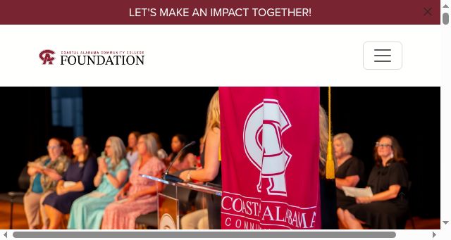 Screenshot of coastalalabamafoundation.org