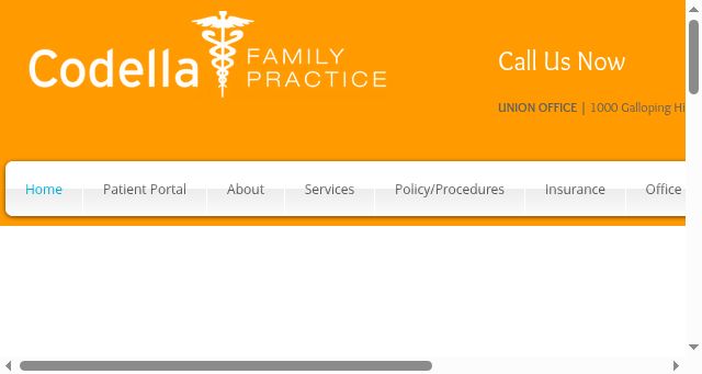 Screenshot of codellafamilypractice.com