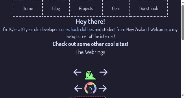 Screenshot of codingcorner.dev