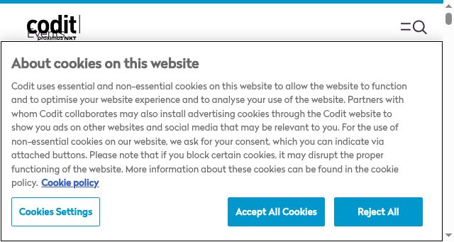 Screenshot of codit.eu