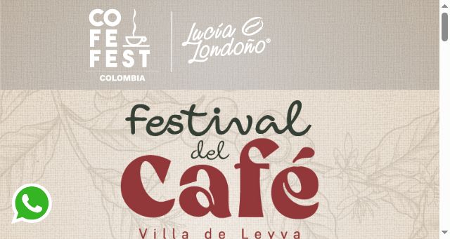 Screenshot of coffeefest.com.co