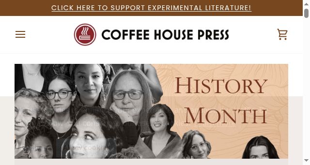 Screenshot of coffeehousepress.org